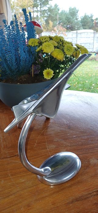 Ekskluzywna statuetka Concorde z lat 80–90 – hand made, aluminium