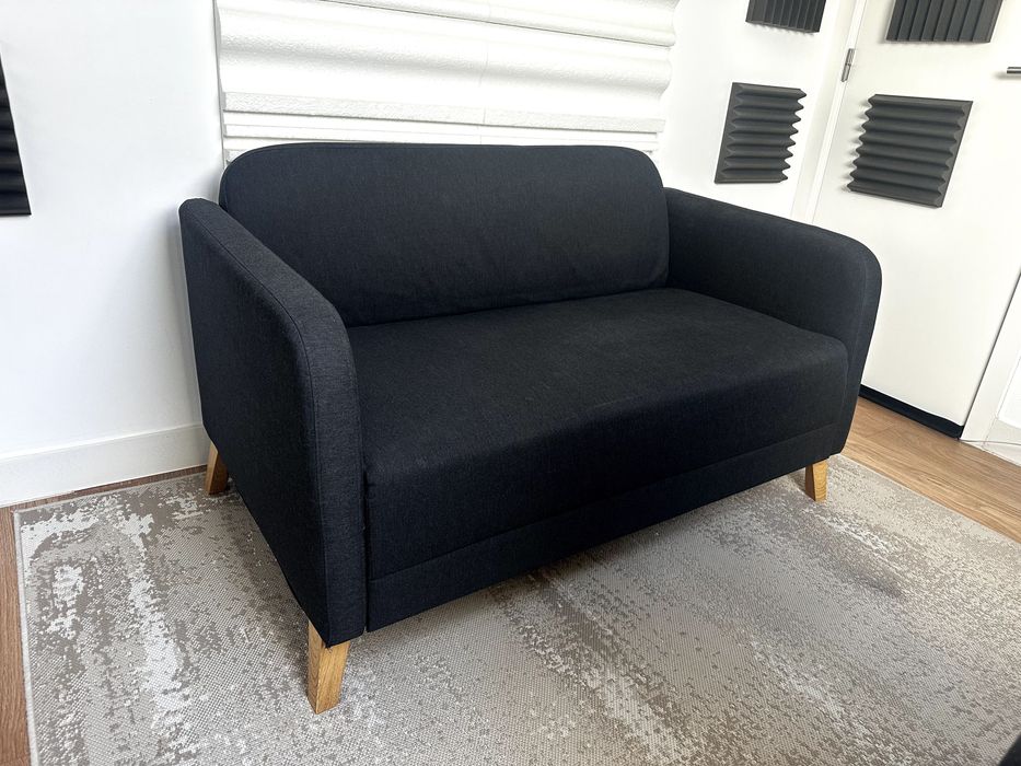 Sofá 2 Lugares – Cinzento Escuro (IKEA) LINANÄS
