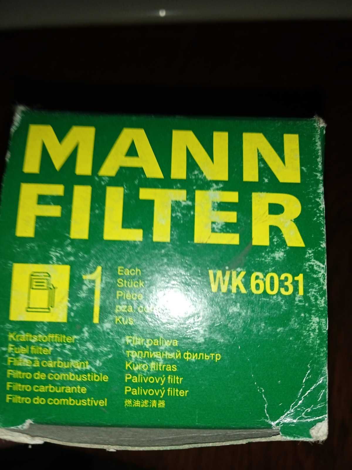 рено Дастер Топливный фильтр MANN-FILTER WK 6031