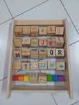 Brinquedo didáctico números e letras