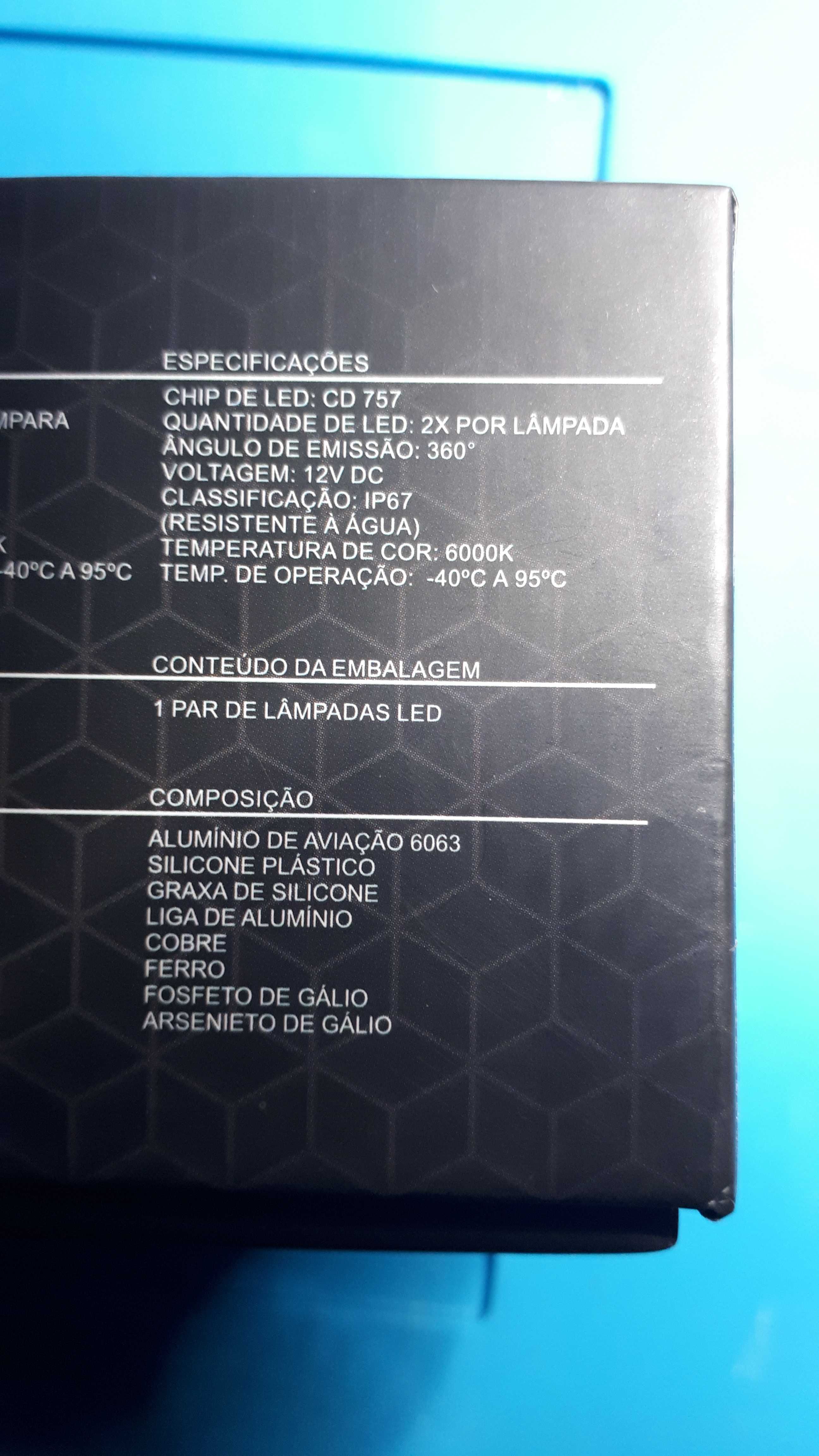 Lâmpadas LED H1 6000K