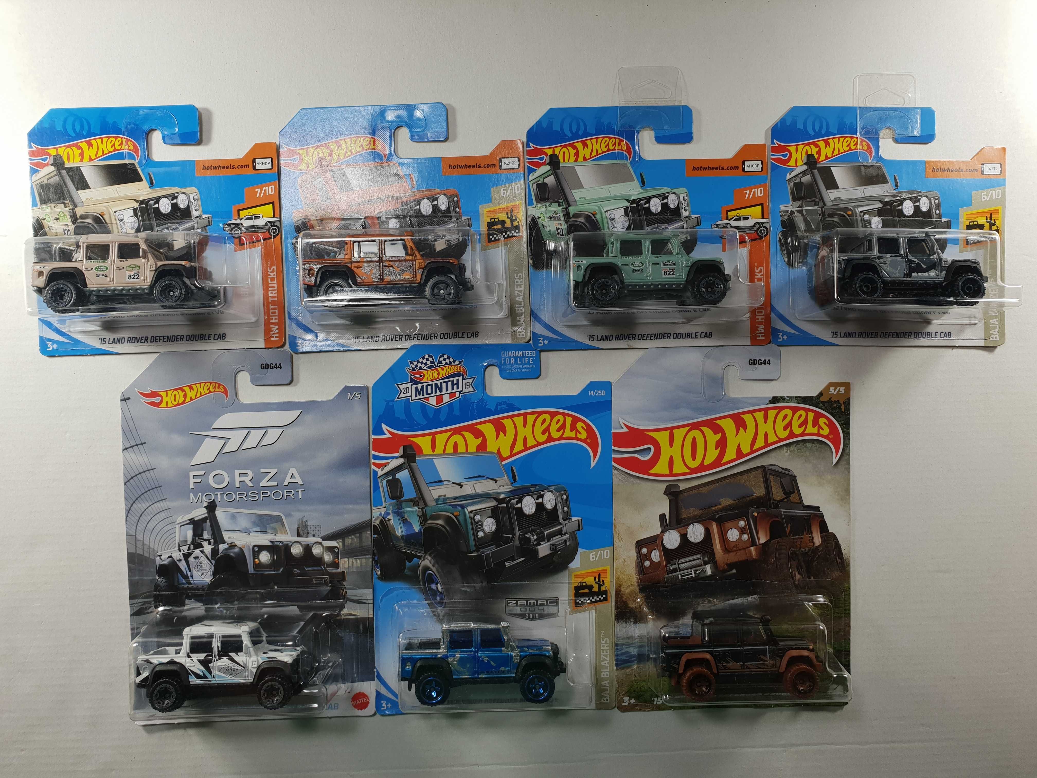 Hot wheels 27 Unid. - Land Rover Defender Coleção