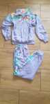 Dres  damski lawendowy old school