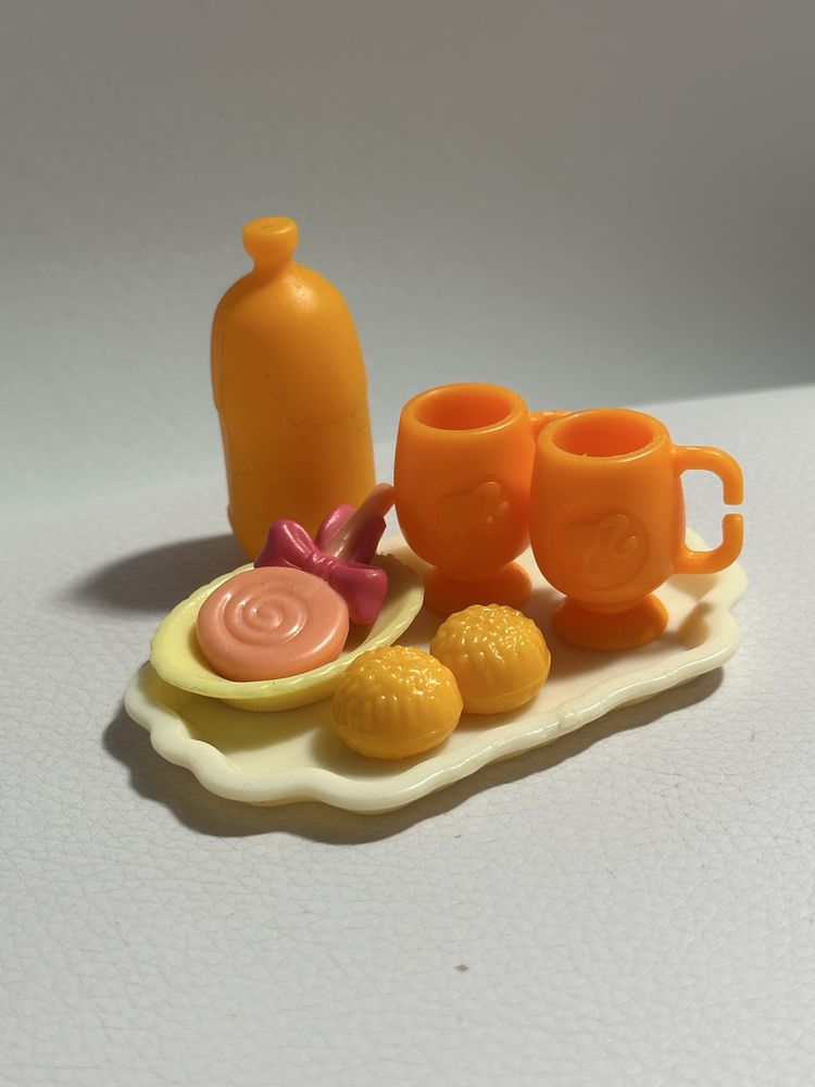 Zestaw jedzenia dla lalek Barbie vintage kitchen set 90s