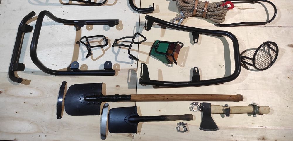 Gmol osłona cylindra Dniepr Ural M72 K 750 Mw Mt pałąk bagażnik