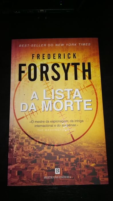 "A Lista da Morte" de Frederick Forsyth (Óptimo Estado)