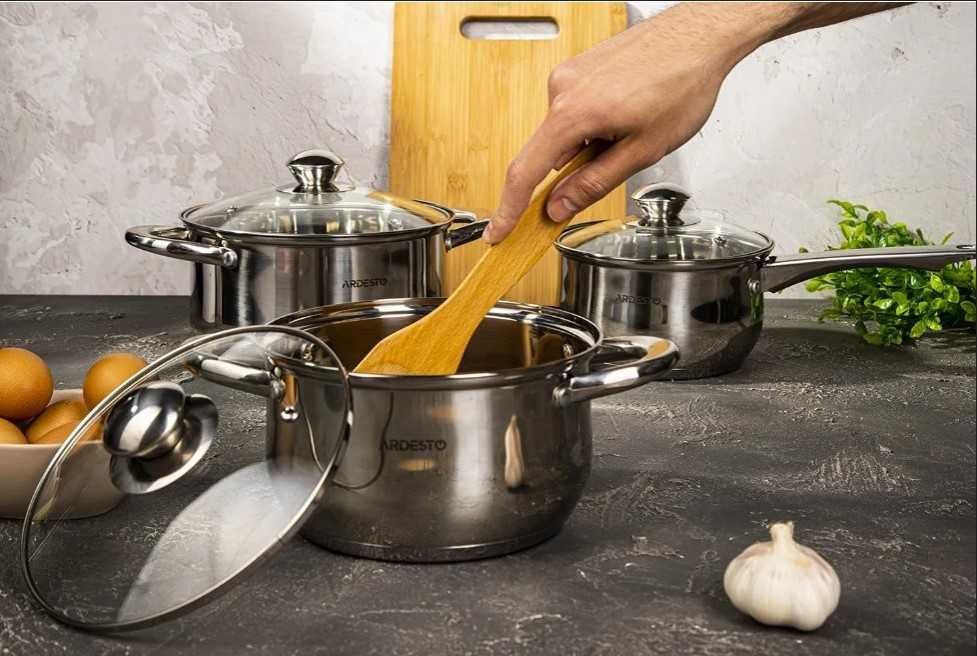 Ковш Кастрюли Набор посуды Ardesto Gemini Gourmet AR1906PS, 6 пр/ нерж