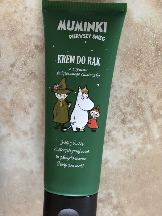 Moomin Muminki krem do rąk o zapachu świątecznego ciasteczka 74 ml