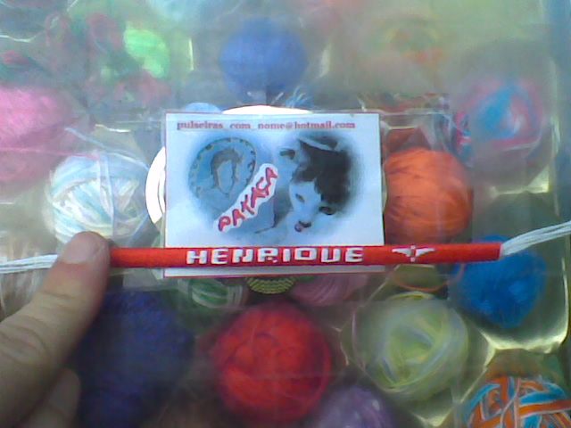 Pulseira com nome Henrique