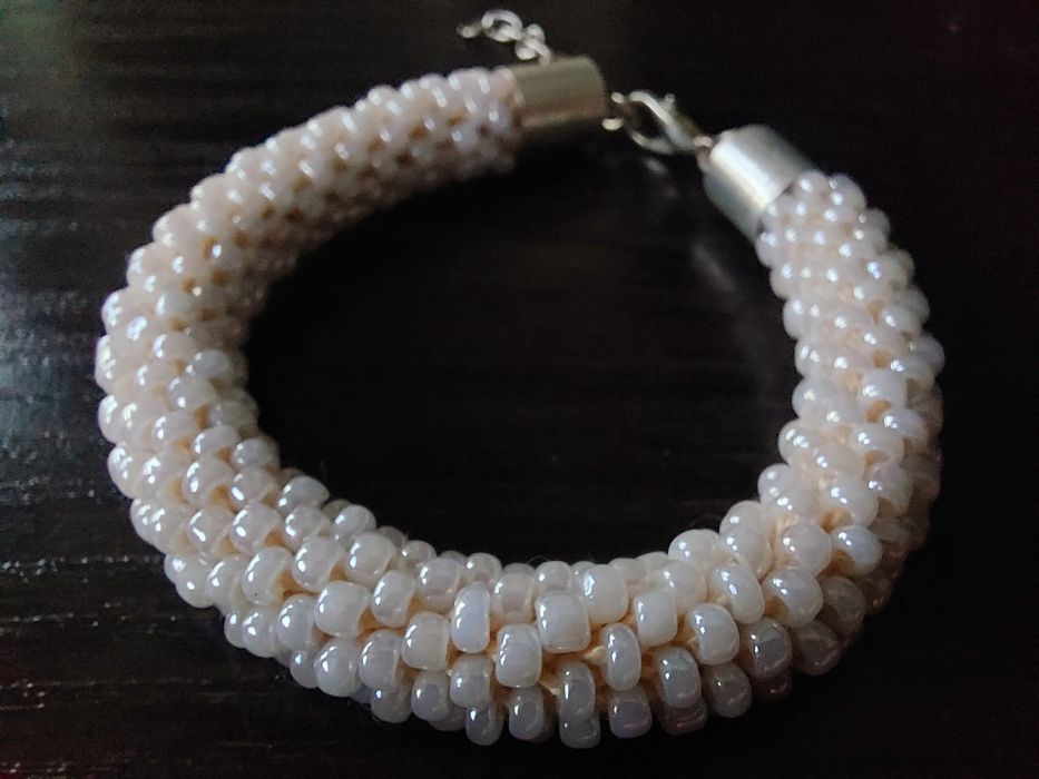 Bransoletka handmade metoda szydełkowa