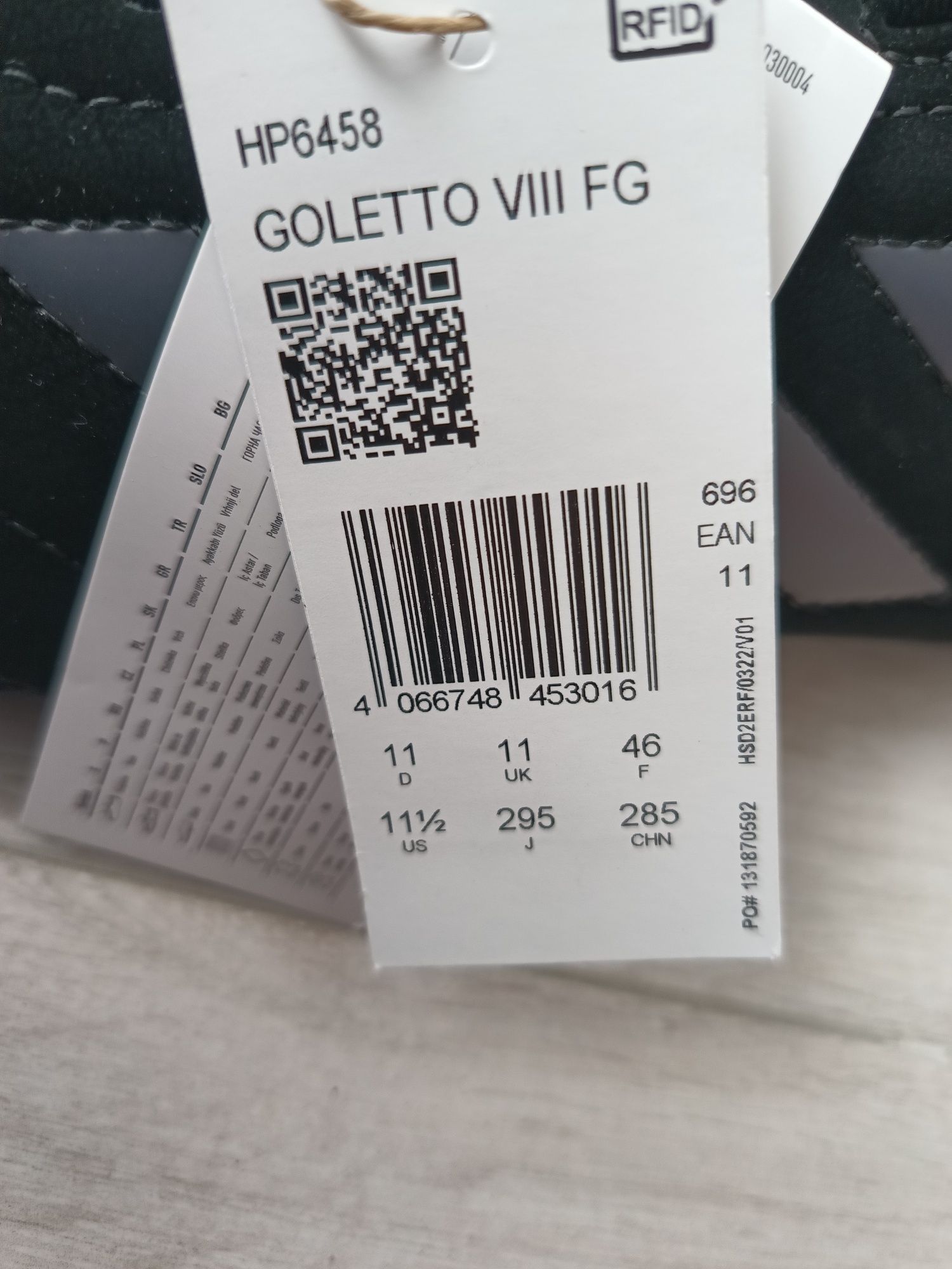 Korki Adidas Goletto VIII FG rozm.46