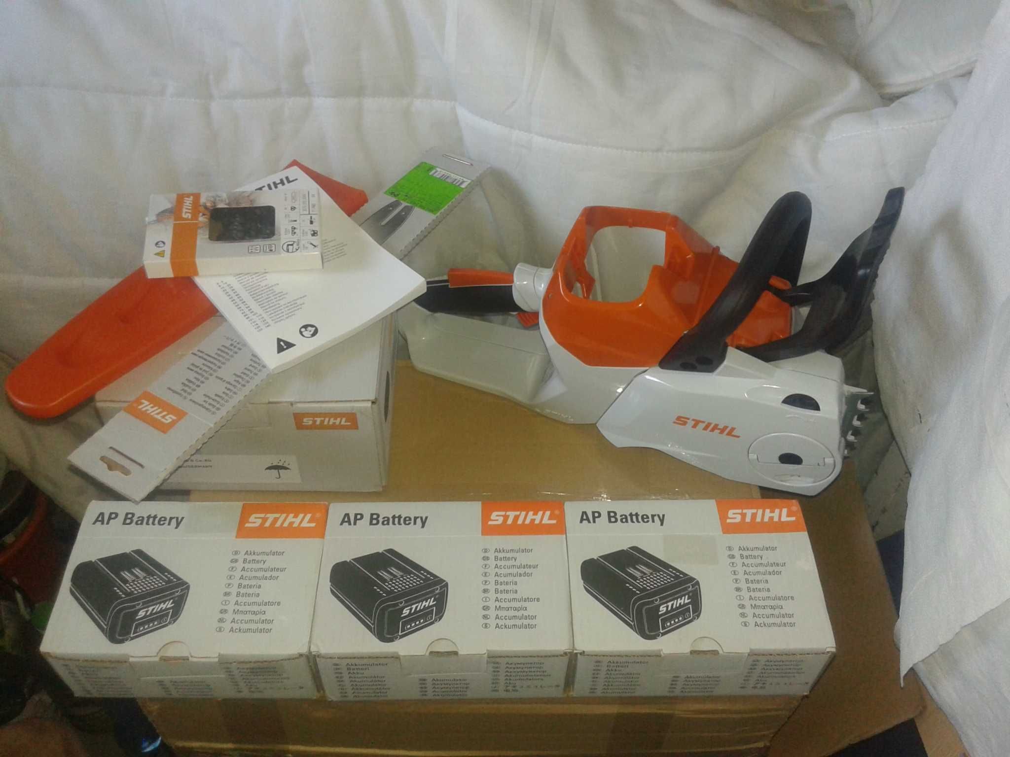Nowa pilarka akumulatorowa STIHL MSA 200 C  pila 5 x akumulator AP