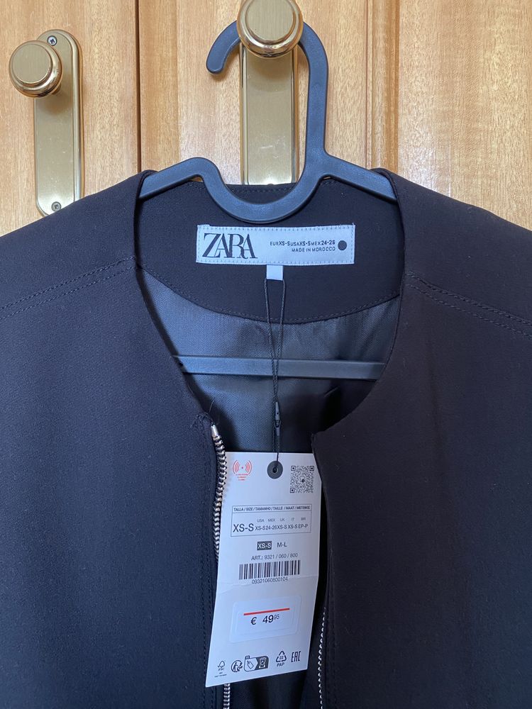 Colete Zara oversize XS-S, NOVO