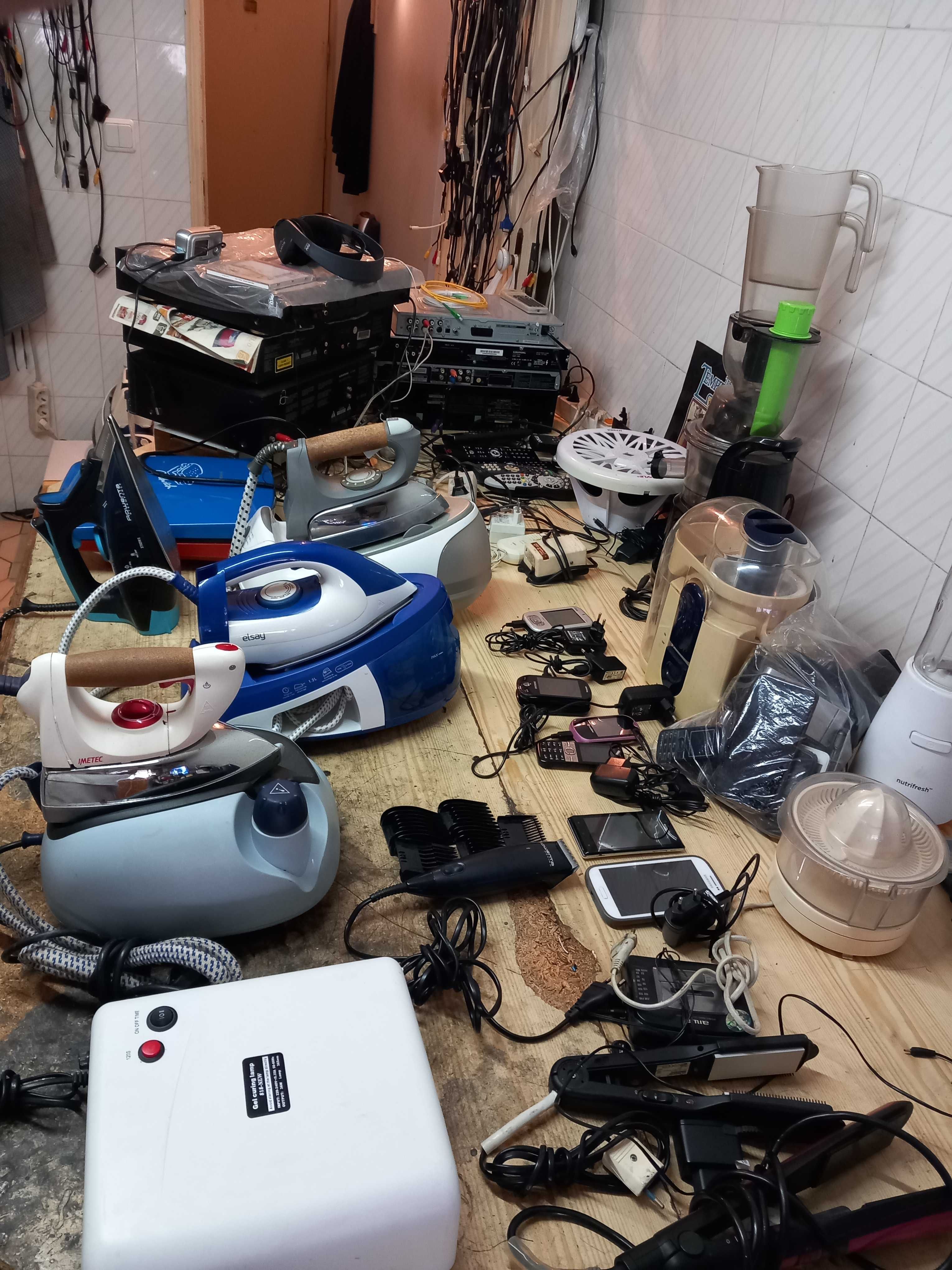 Muitos  equipamentos