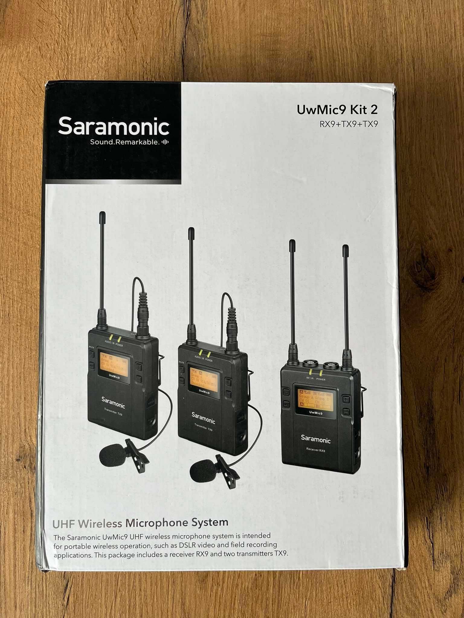 Mikrofony bezprzewodowe (mikroporty) SARAMONIC UWMIC9 KIT2