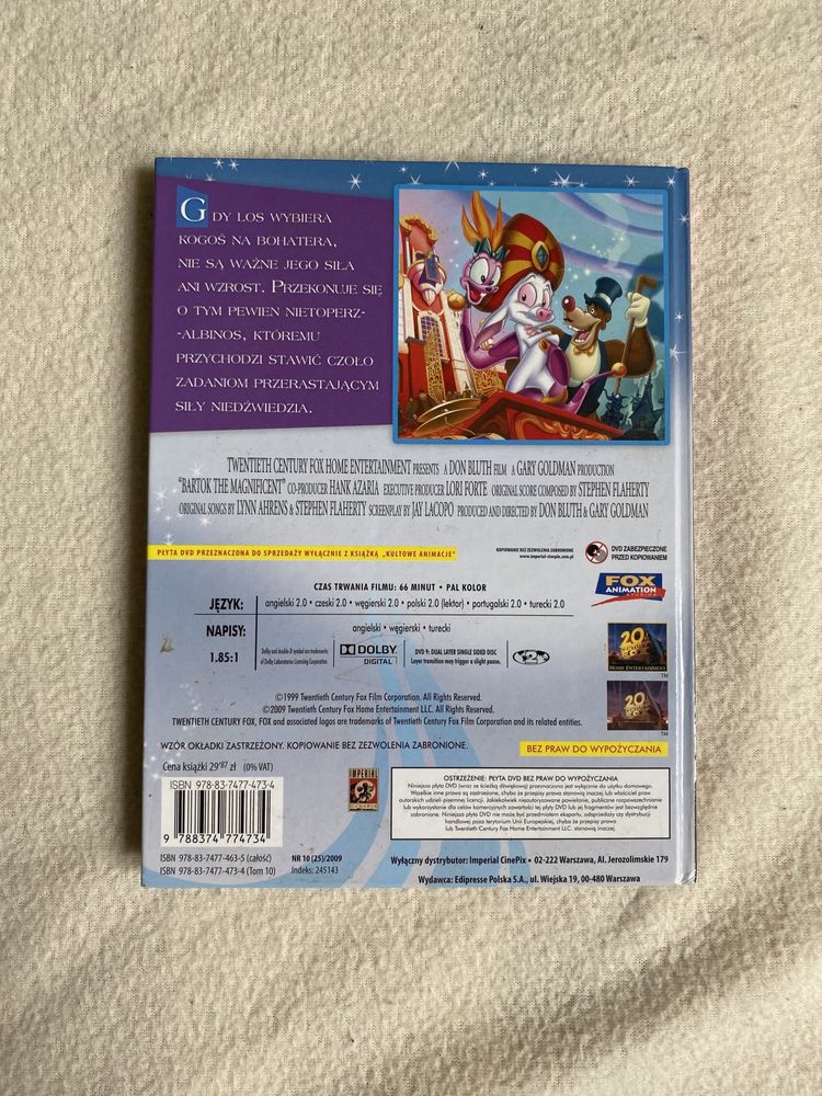 Płyta DVD Kultowe animacje „Barok wspaniały”
