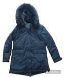 ZARA parka alaska z kapturem 38 M cyberpunk gothic all black czarna