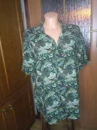 Hawajska koszula w liście palmy r.M