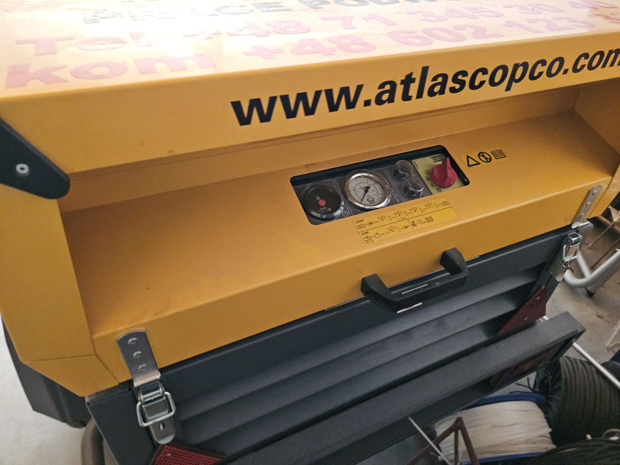 Kompresor mobilny Atlas Copco XAS 37 - 10 MTH - Jak Nowy