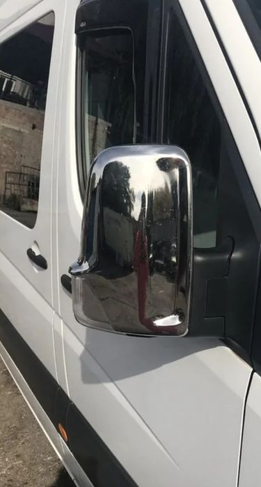 Sprinter 906 /crafter Накладки на дзеркала. Нержавійка 2шт.