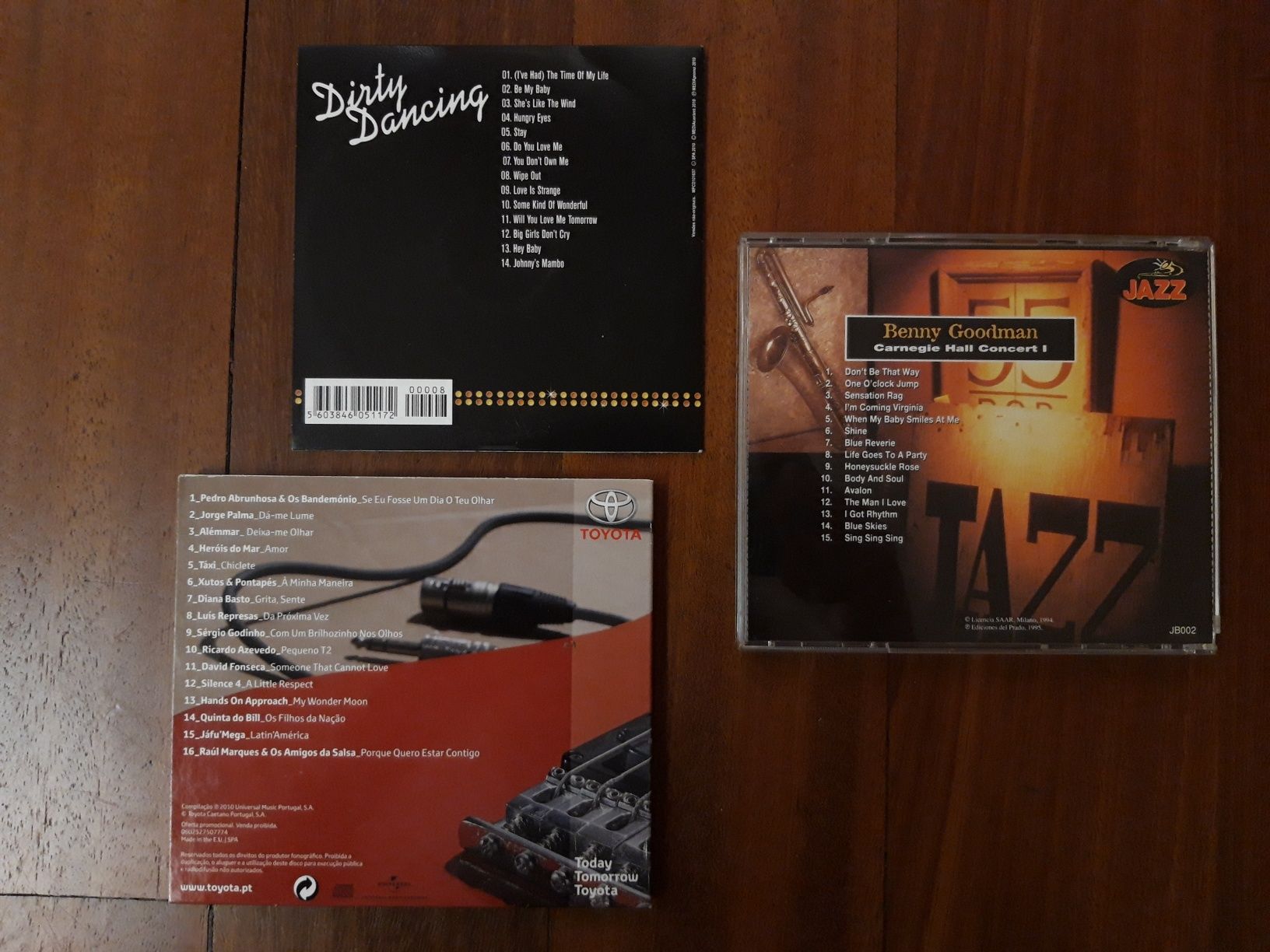 3 CDs: New Orleans / Auto e Bom Som / Dirty Dancing