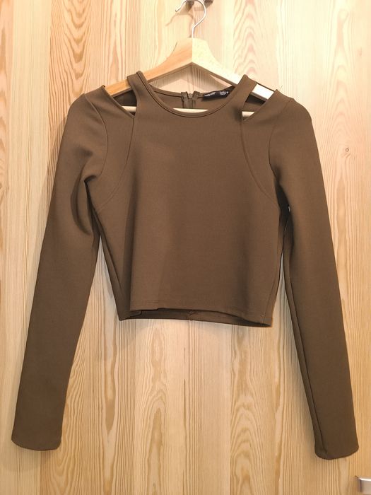 Bluzka z długim rękawem top Zara S