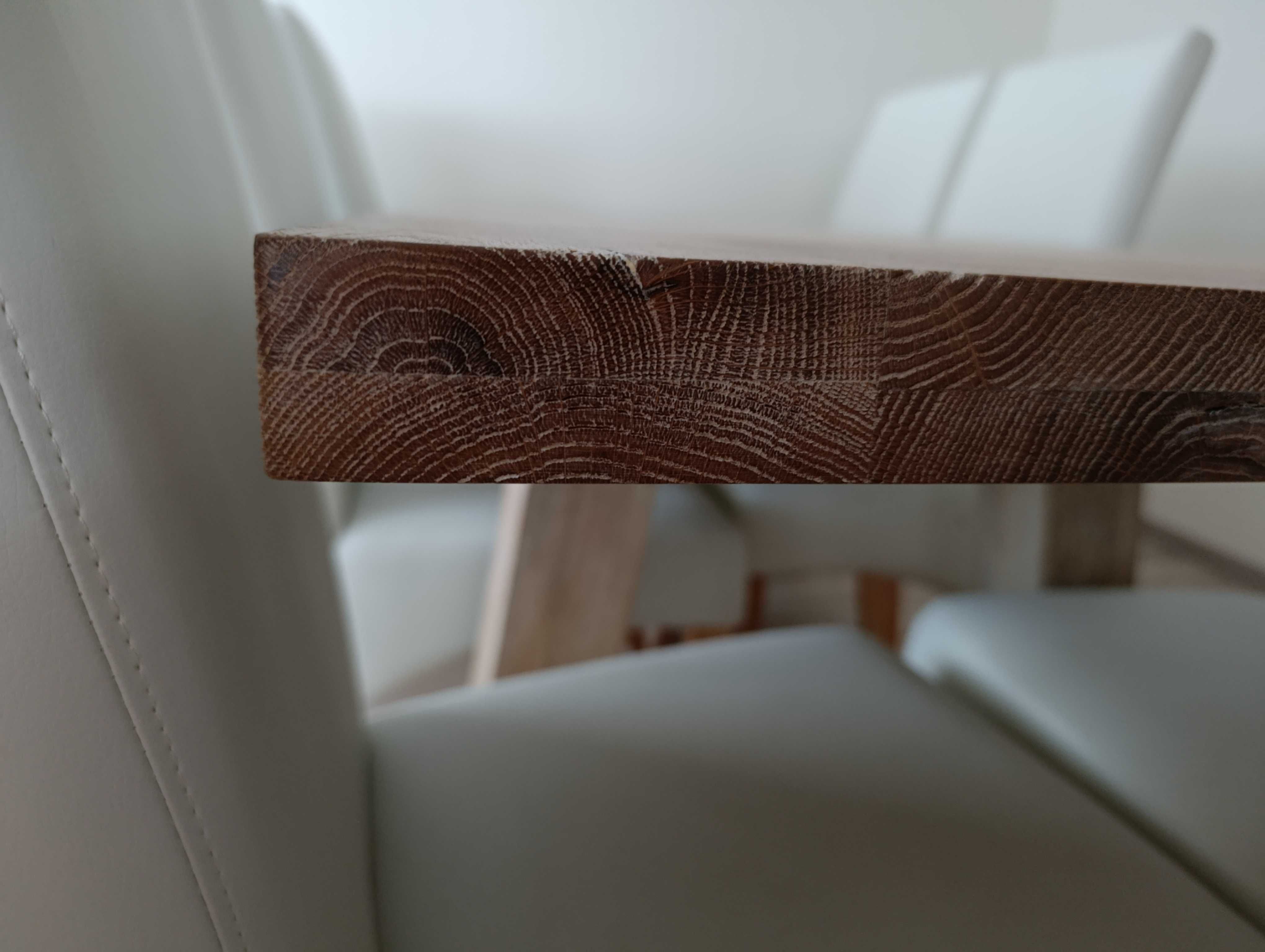 Stół dębowy z litego drewna 2,8m x 0,8m