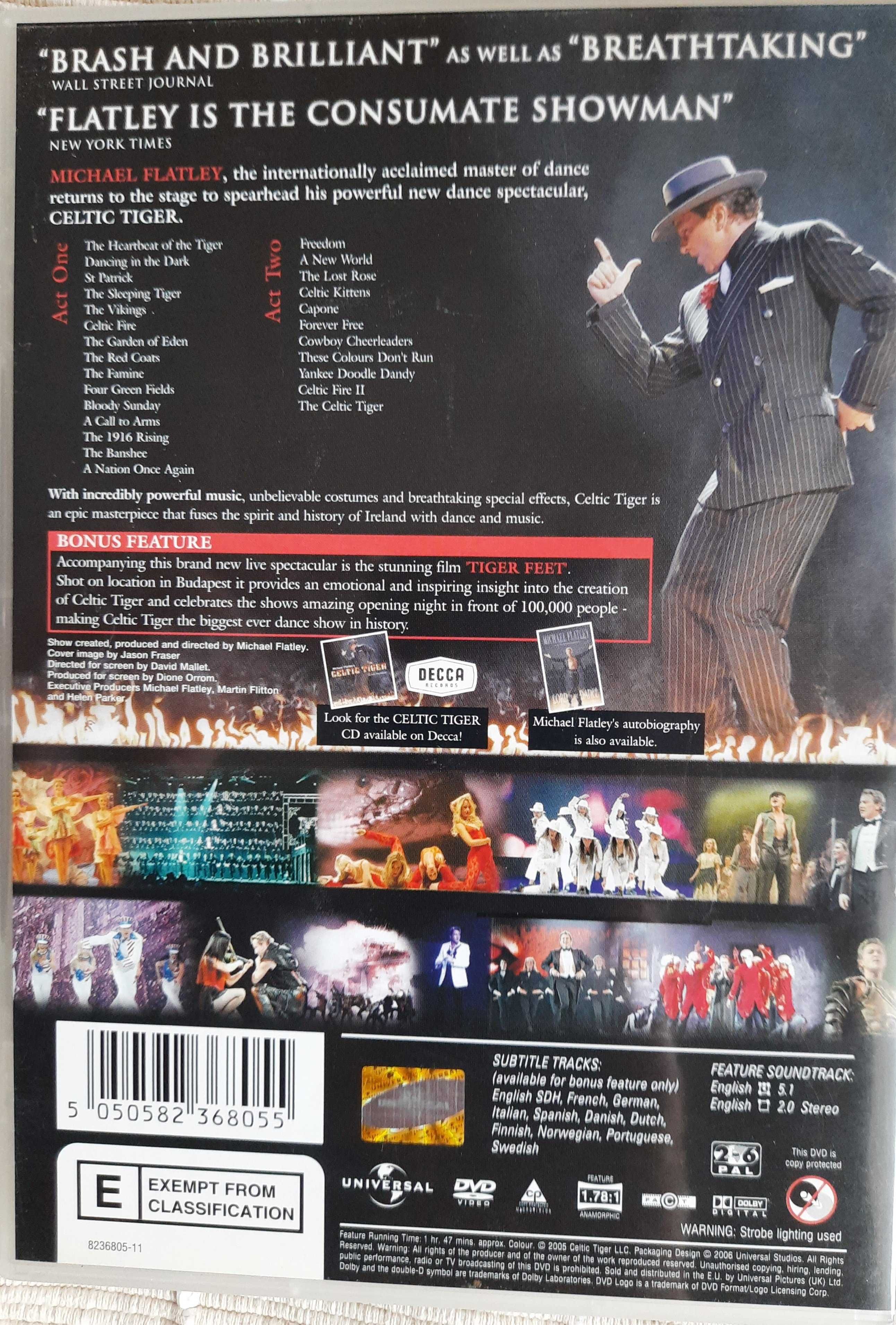 Michael Flatley Celtic Tiger - koncert DVD