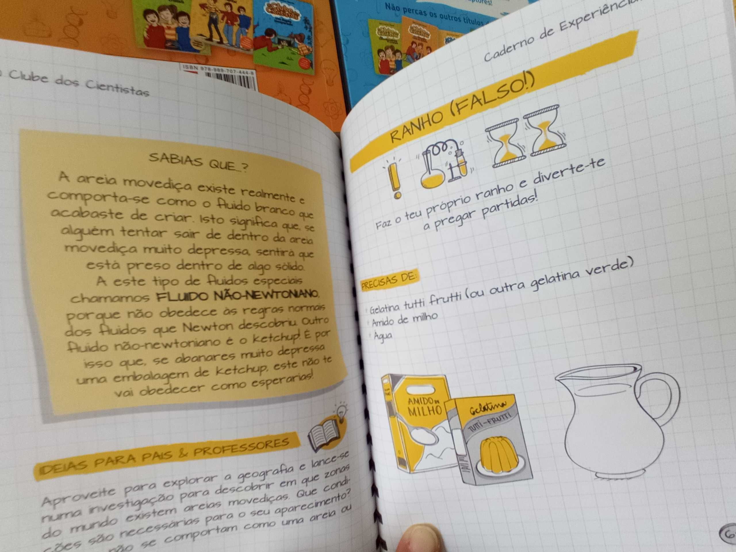 Livros Clube dos Cientistas em excelente estado