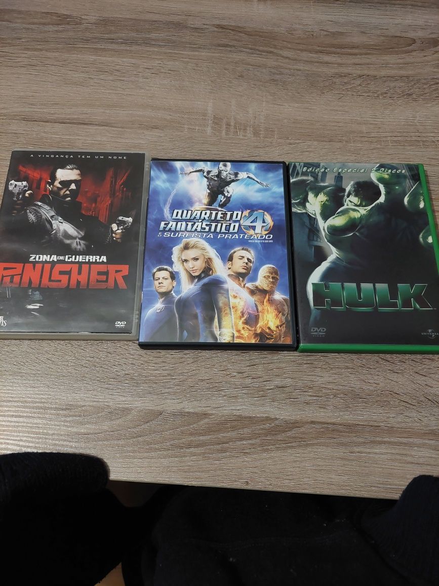 Filmes dvd da Marvel