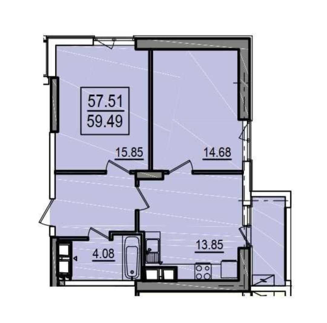 Продажа 2-х комн. у моря! ЖК Посейдон.16 Фонтана. Золотой Берег.