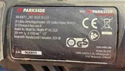 klucz udarowy najmocniejszy parkside Performance 1356nm