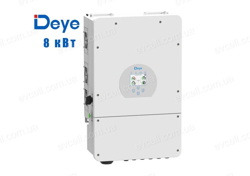 Гібридний інвертор DEYE SUN-8K-SG01LP1-EU 8kW, 1Ф, 48V, Wi-Fi