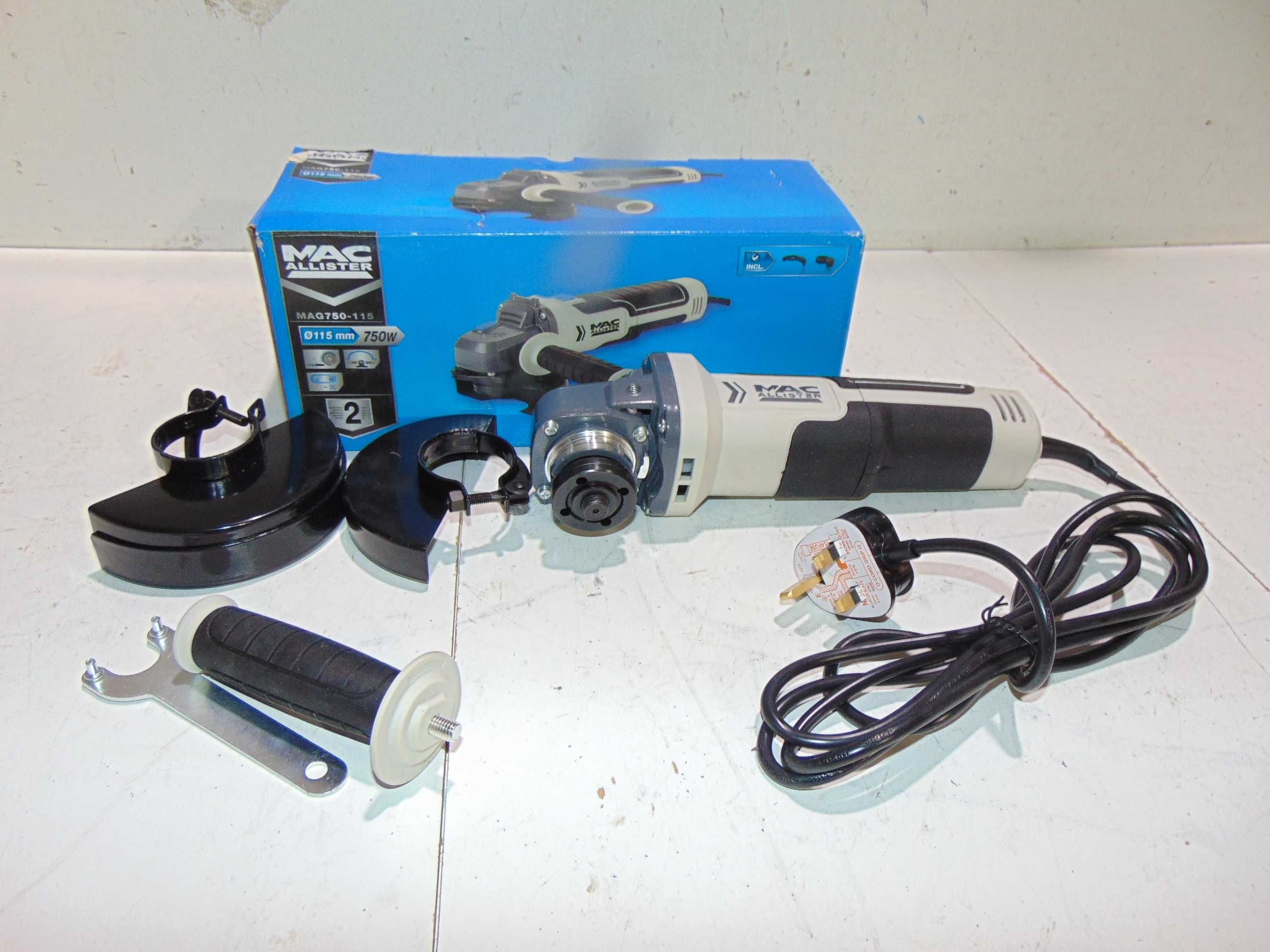 Szlifierka kątowa sieciowe Macallister 750 W 230 V 115 mm