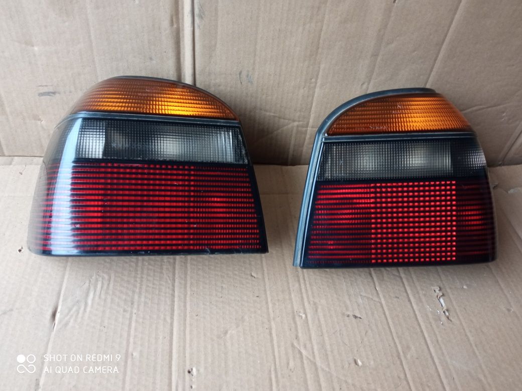 VW Golf 3 lampy tył lewa prawa komplet czarne GTI