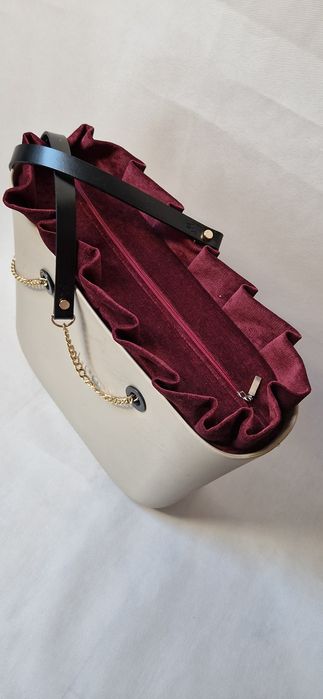 Organizer do torebki obag standard bordowy