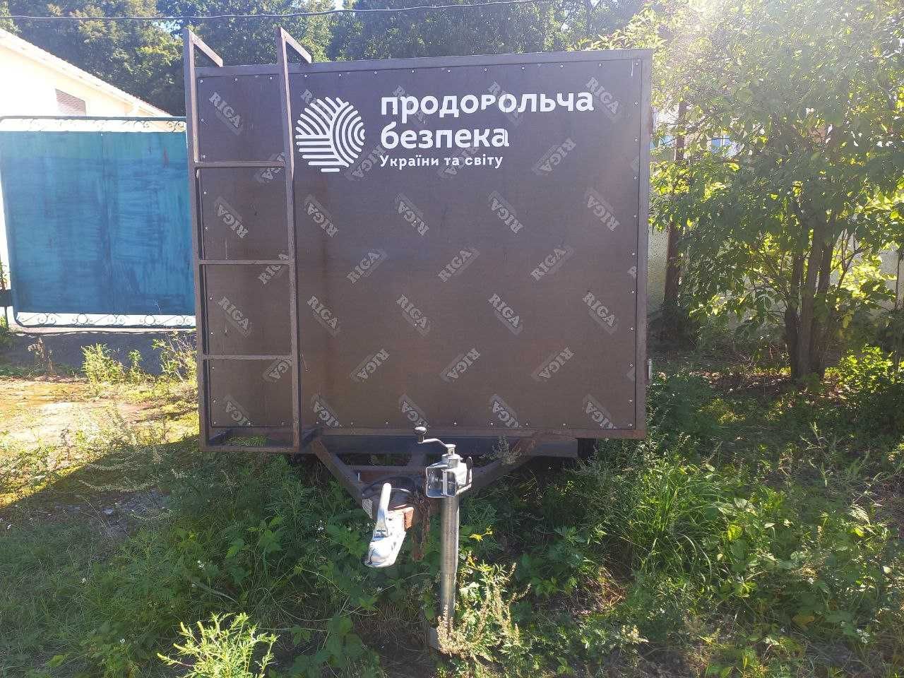 Причіп для дронів, генераторів, мотоциклів (фургон). одноосний