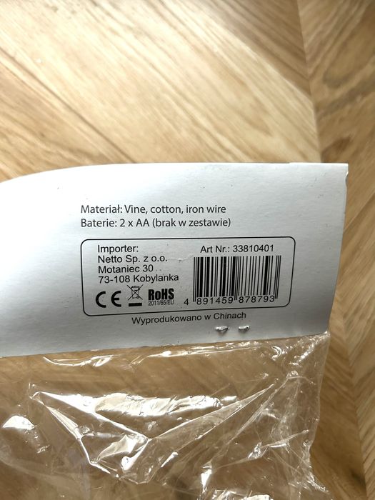 Nowa dekoracyjna gwiazda LED 30 cm świąteczna ozdoba z oświetleniem