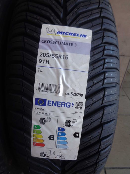 205/55R16 MICHELIN CrossClimate 3 , kl Premium , Nowe Opony Całoroczne