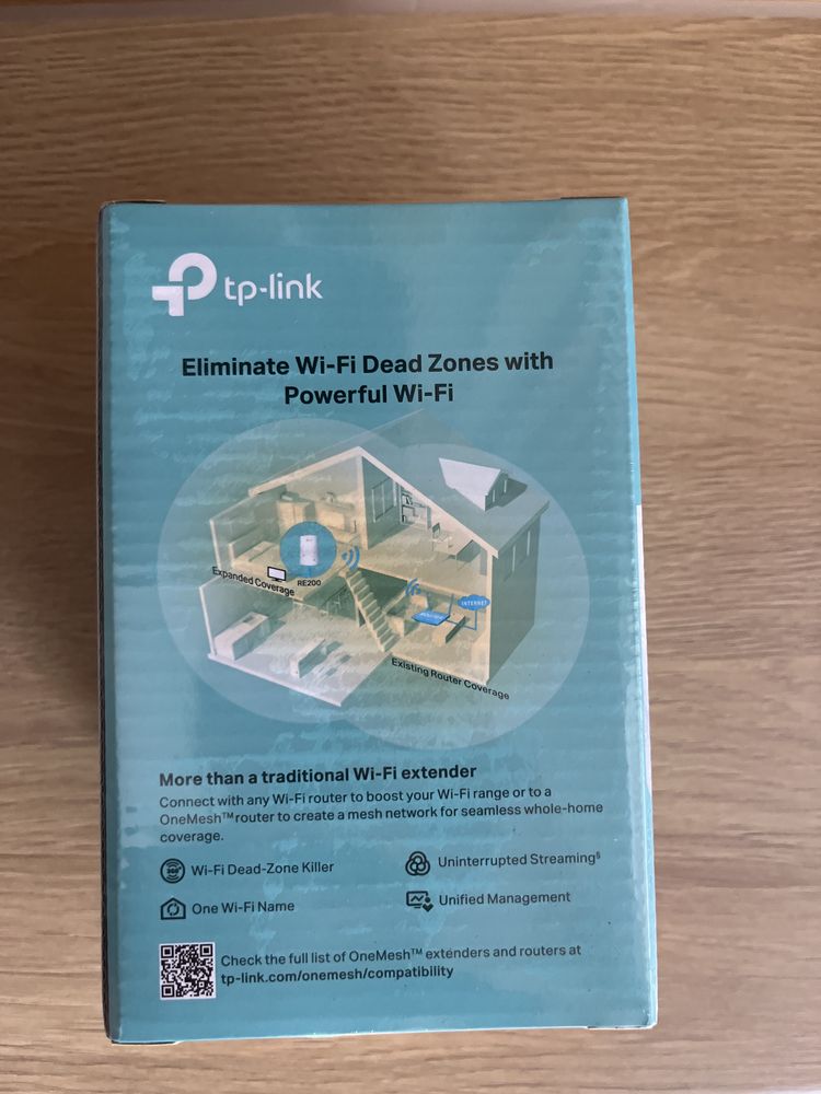 Wzmacniacz sygnału tp link ac750 mesh Wi-Fi