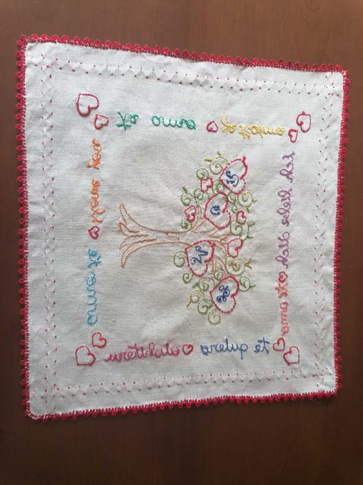 Lenço dos Namorados AMOR