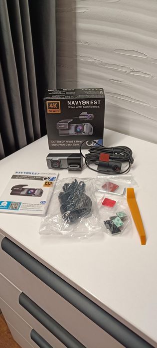 NАVYCREST Q7 4K видеорегистратор, 2 камеры, 64Gb,