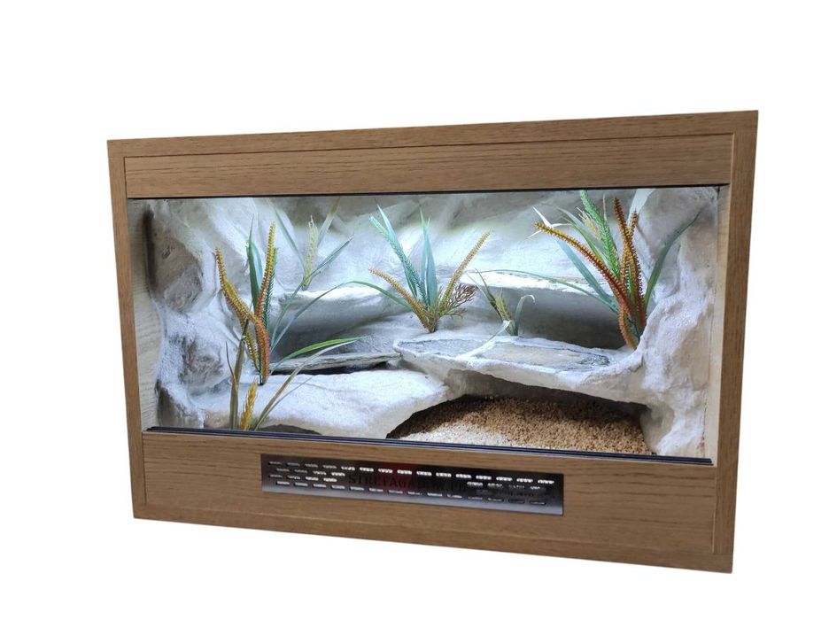 Terrarium pustynne nr784 60/40/40 dla gekona lamparciego DOSTĘPNE