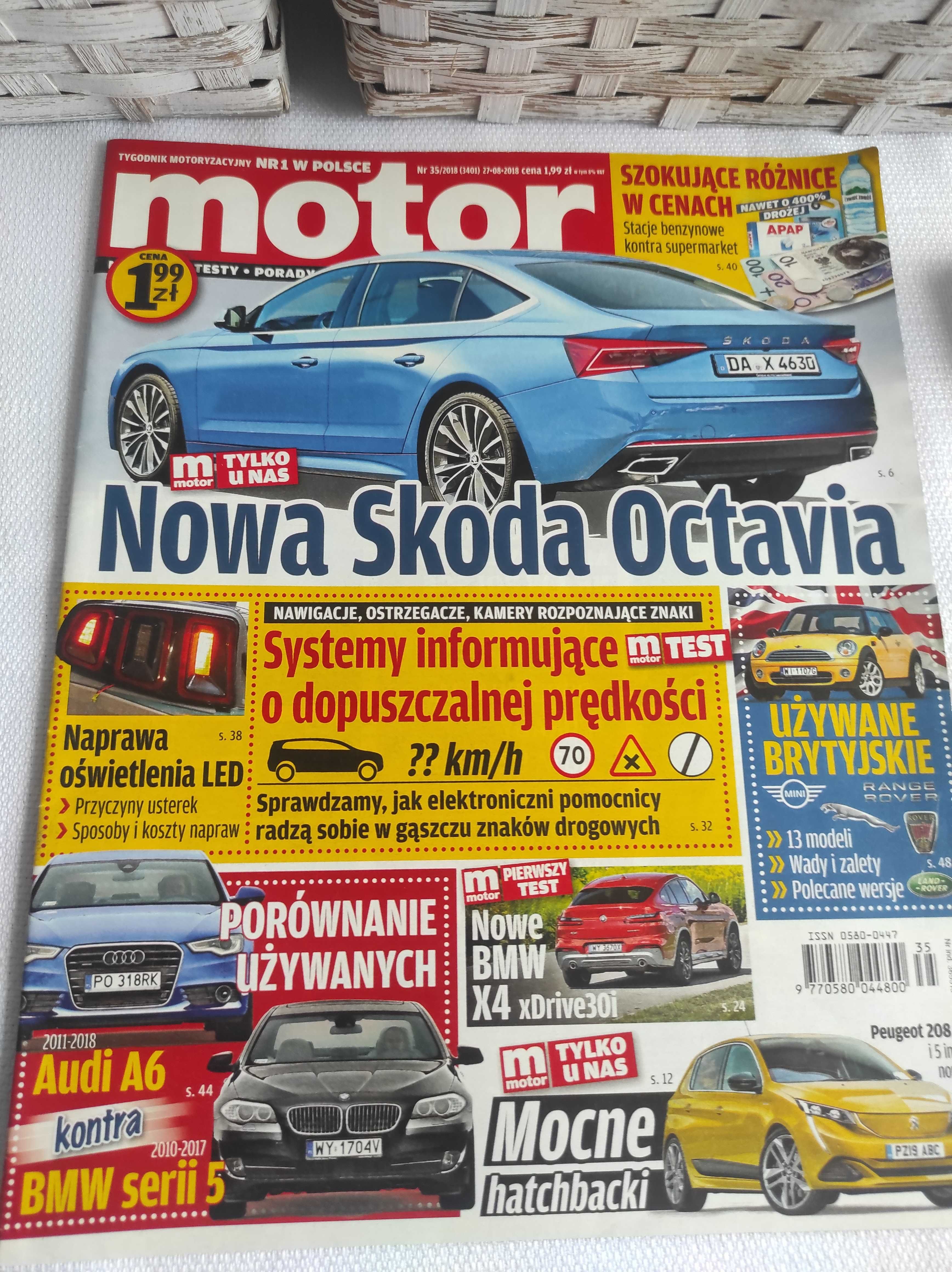 Czasopismo Motor WYSZUKAJ Auto 35/2018 seria 5 Ibiza Ranger AMG Amarok