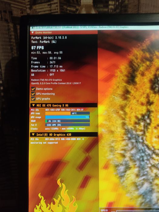 Игровой ПК в очень хорошем состоянии i5 7500 Rx470 8gb 16ddr4 монитор