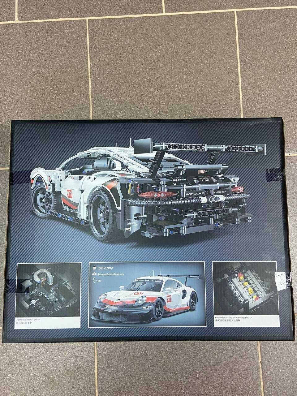 Zestaw klocków jak Technic Porsche 911 RSR – klocki samochód 1630 el.