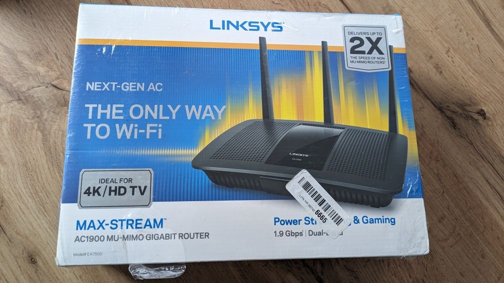 Роутер Гігабітний Linksys EA7500 AC1900 MU-MIMO Gigabit Router ві-фі