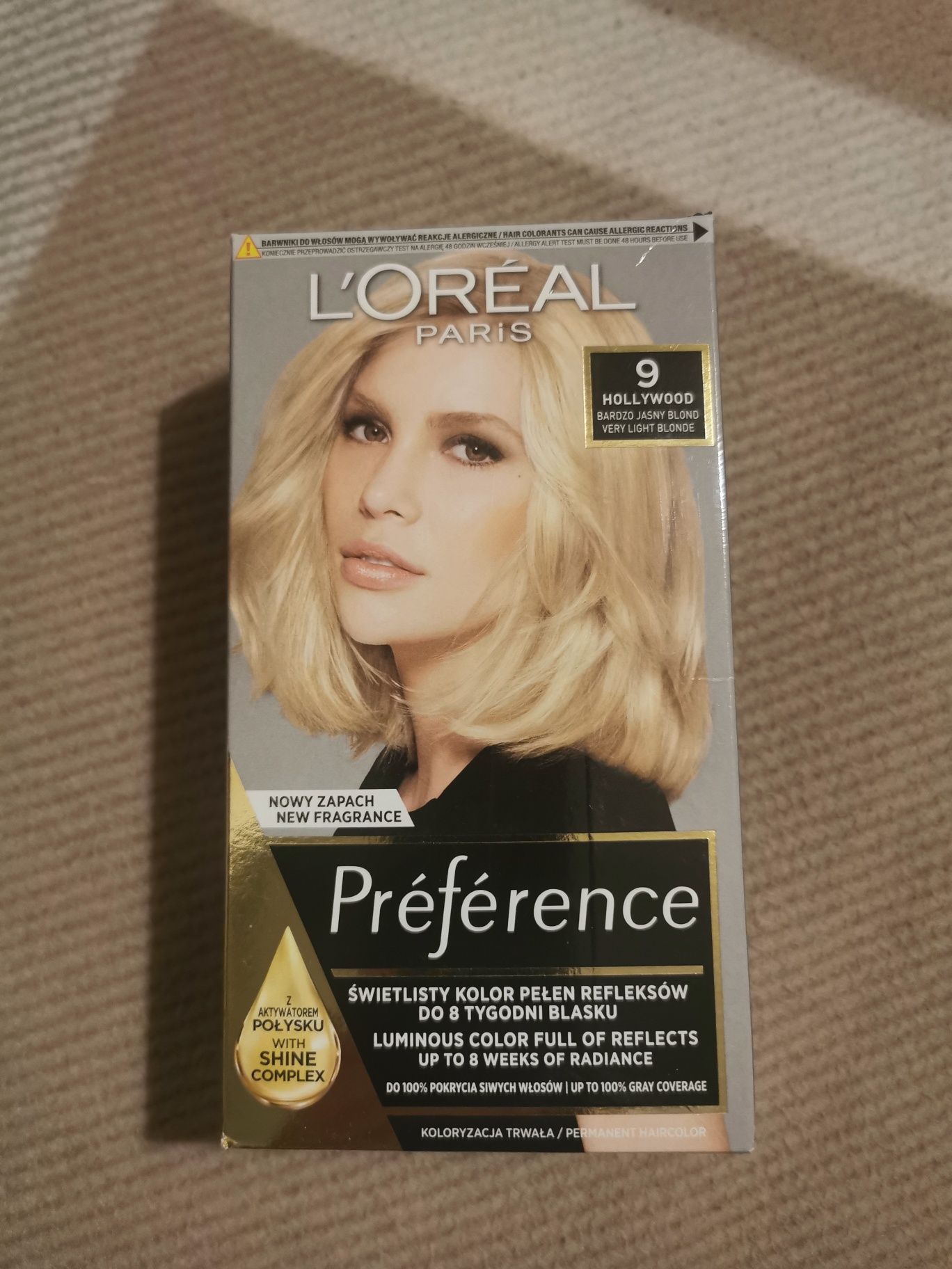 Farba do włosów Loreal Paris Preference 9 bardzo jasny blond OKAZJA