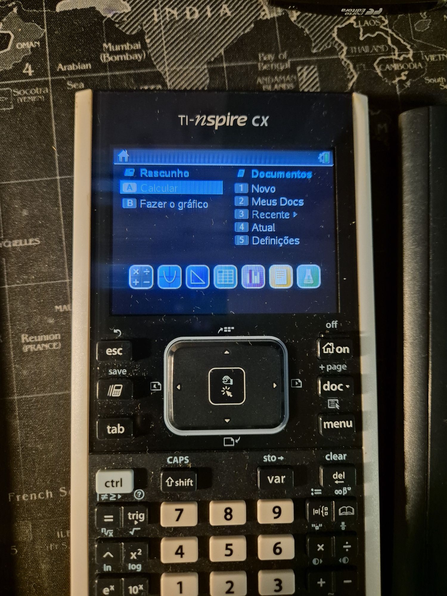 Texas instruments  nspire cx calculadora