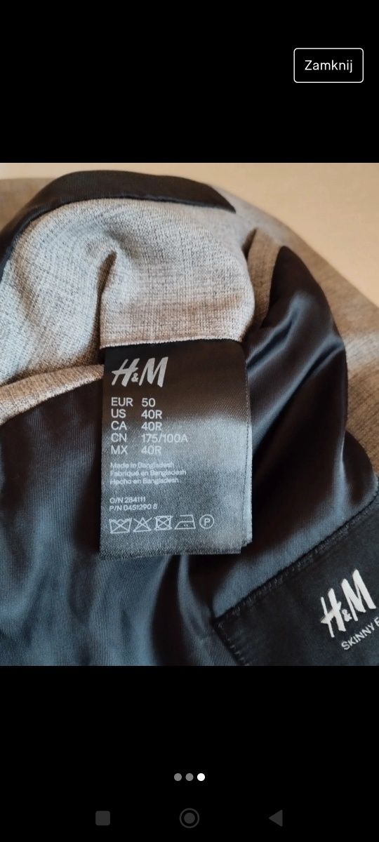 Marynarka męska H&M